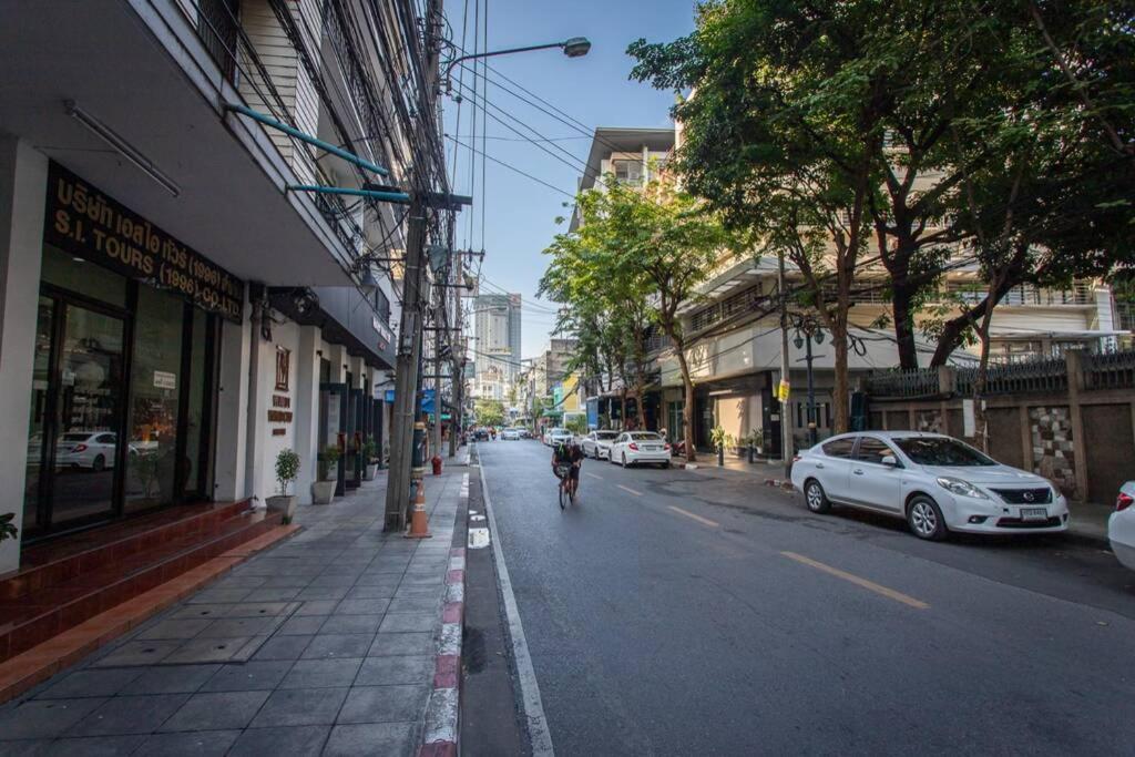 Estúdio Apartamento de 45m2 com 1 banheiro privativo em Silom Banguecoque Exterior foto